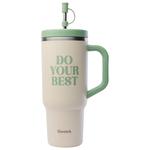 Qwetch Mug Travel Cup 900 ml Matt Sable Overview