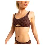 Roxy Swimsuit Roxy Pro Wave - Haut de Bikini Brassière Chocolate Plum Polka Overview