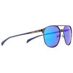 Red Bull Spect Zonnebrillen Redms Pilot Matt Gun Blue Smoke Blue Mirror Polarized Voorstelling