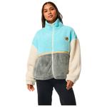 Rip Curl Fleece Surf Revival Heritage Zip Through Light Blue Overview