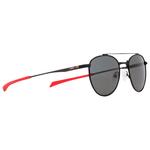Red Bull Spect Sunglasses Redms Panto Matt Black Red Smoke Polarized Overview