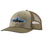 Patagonia Gorra Fitz Roy Trout Trucker Hat River Rock Green Presentación