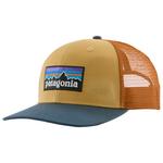 Patagonia P-6 Logo Trucker Hat Lynx Tan - Sans Overview
