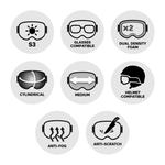 Cairn Skibrille Mercury Mat Midnight Spx 3000 Ium Keypoints
