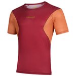 La Sportiva Camiseta de trail Resolute T-Shirt Sangria Hawaiian Sun Presentación