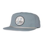 Salty Crew Berretto Stake Out 5 Panel Deep Sea Presentazione