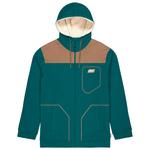 Picture Polar Basement Plush Zip Hoodie Deep Water Presentación
