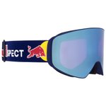 Red Bull Spect Máscaras Jam Matt Blue Purple Blue Mirror + Cloudy Snow Presentación