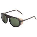 Vuarnet Sunglasses Ice Round Matte Brown Pure Grey Overview