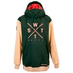 Watts Blouson Ski Orbital Forest Green Beige Présentation
