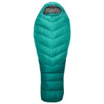 RAB Sleeping bag Alpine 600 Wmns Peacock Green Overview
