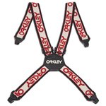 Oakley Hosenträger Factory Suspenders Arctic White Iron Red Präsentation