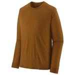 Patagonia Maglietta da trekking Cap Cool Merino LS Blend Wolf Brown Presentazione