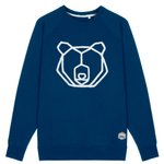 French Disorder Sweatshirt Clyde Ours (Tricotin) Navy Präsentation