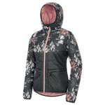 Picture Down jackets Kallya Peonies Black Overview