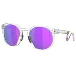Oakley Sonnenbrille Hstn Metal Matte Clear Prizm Violet Präsentation