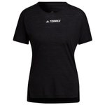 Adidas Tee-shirt de trail Agravic Pro Wool Women Black Présentation
