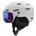 Smith Visor helmet Survey Matte White Chromapop Photochromic Rose Flash Overview