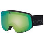 Bolle Masque de Ski Nevada Matte Black & Green Diagonal Phantom Green Emerald Présentation