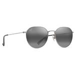 Maui Jim Lunettes de soleil Kauwela Black Shiny Silver Neutral Grey MauiPure Présentation