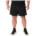 Asics Short de trail Road 2 in 1 Black Graphite Grey Présentation