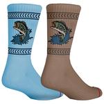 Salty Crew Sokken Bassquatch Socks 2-Pack Multi Voorstelling
