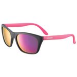 Cebe Sunglasses Cooper Matt Black Pink Zone Blue Light Grey Cat.3 Pink Flash Mirror Overview