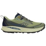 Saucony Botas de trail Peregrine 15 Gore-Tex Hemlock Navy Presentación