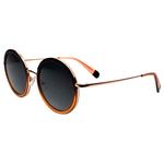 Binocle Eyewear Occhiali da sole Monica Gold Pink Grey Polarized Presentazione