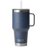 Yeti Mug Rambler 35 Oz (994 ml) Straw Mug Navy Präsentation