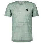 Scott Tee-shirt de trail RC Run S/S Men's Mineral Green Aruba Green Presentación