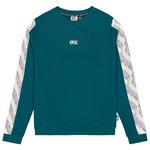 Picture Sweatshirt Blayr Printed Crew Deep Water Birdiplum Präsentation