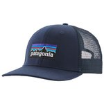 Patagonia Cap P-6 Logo Trucker Hat New Navy Overview