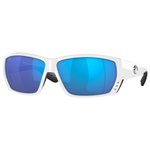 Costa Del Mar Tuna Alley White Blue Mirror Polarized 