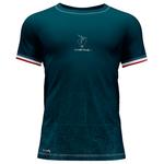 Le Colibri Frenchy Camiseta de trail Latitude Bleu Vert Presentación