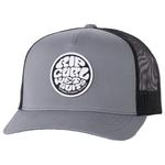 Rip Curl Cap Wetsuit Icon Trucker Black Grey Präsentation