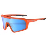Cebe Sunglasses ASPHALT Neon Orange Black - Zo ne Grey Blue Overview