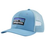 Patagonia Cap P-6 Logo Trucker Hat Lago Blue Präsentation