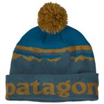 Patagonia Beanies Lw Powder Town Beanie Fitz Roy Sunrise Knit: Abalone Overview