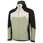 DARE2B Hiking jacket Cornice Jacket Oil Green Pelican Black Overview