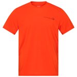 Norrona Wander-T-Shirt Femund Tech Pureed Pumpkin Präsentation