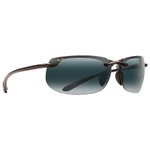 Maui Jim Sunglasses Banyans Asian Fit Noir Brillant Neutral Grey MauiBrilliant Overview