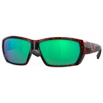 Costa Del Mar Sonnenbrille Tuna Alley Tortoise Green Mirror Polarized Präsentation