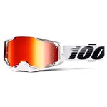 100 % Mountainbike-Brille Armega Lightsaber Red Mirror White Präsentation