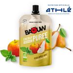 Baouw Puré Compotes Energétiques Bio 90g Poire - Pomme - Menthe Presentación