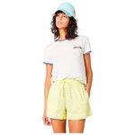 Rip Curl Tee-Shirt Ringer Neon Tee Off White Overview