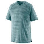 Patagonia Trail T-shirt M's Ridge Flow Wetland Blue Voorstelling