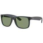Ray Ban Occhiali da sole RB4165 Justin Classic Mat Grey Opaline Green Presentazione