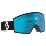 Scott Masque de Ski Ambit Black White Aurora Green Chrome Présentation