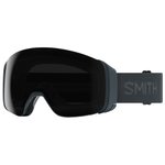 Smith Máscaras 4D Mag Slate Chromapop Sun Black + Chromapop Storm Blue Sensor Mirror Presentación